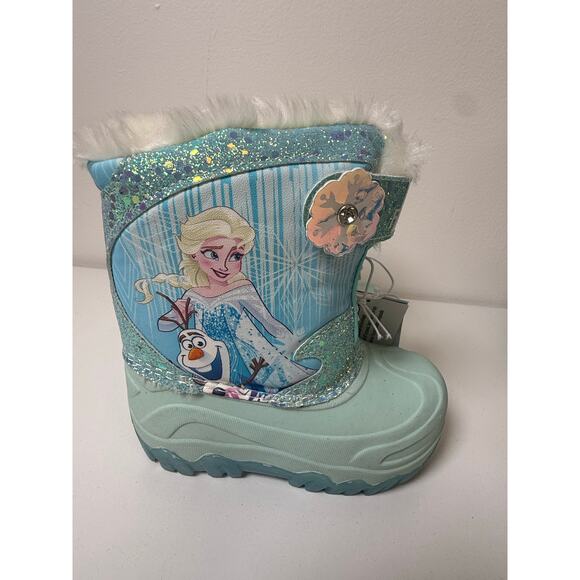 Disney Toddler Frozen Light Up Waterproof Winter Boots - Picture 4 of 6